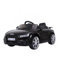 6V Audi TT RS Kids Electric Sports Car Ride On Toy One Seat with Remote Control - Black