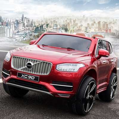 Licensed VOLVO XC90  Electric Ride On Car Jeep with Upgraded Twin Motor MP4 and Parental Remote Control