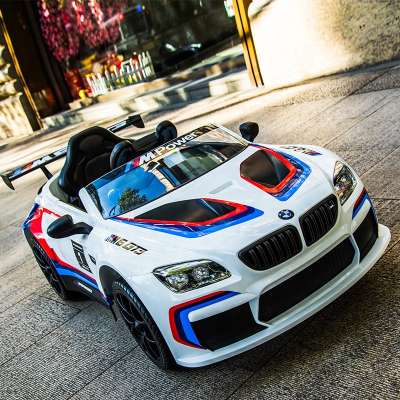 BMW M6 GT3 12-Volt Battery-Powered Ride-On, Black