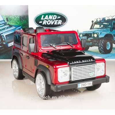 Licensed  Land Rover Defender Kids  Truck 12V Electric Powered Wheels with  Remote Control ride on car