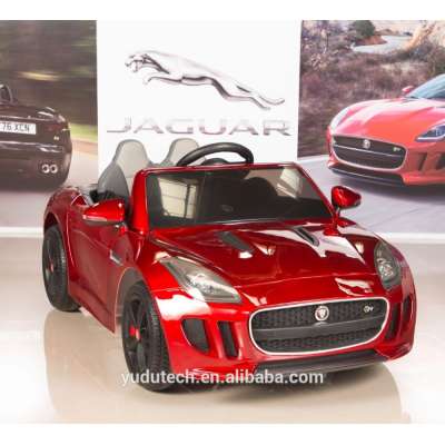 Painting red Jaguar F-TYPE 12V Kids Ride On Battery Powered Wheels Car with 2.4GHz RC Remote ride on car