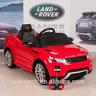 Range Rover Evoque 12V Battery Operated/Remote Controlled Ride On Car w/ Mat and Keychain,