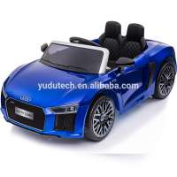 New licensed Audi R8 Spyder 2 motors 2.4G remote control baby electric car, kids ride on car